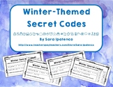 Reading and Spelling Practice with Winter Themed Secret Codes