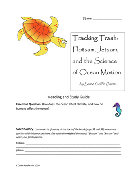 Preview of Reading and Study Guide for "Tracking Trash":Scientist in the Field series