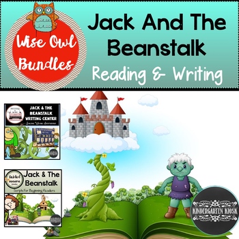 Preview of Reading and Writing Activities Jack and The Beanstalk Bundle