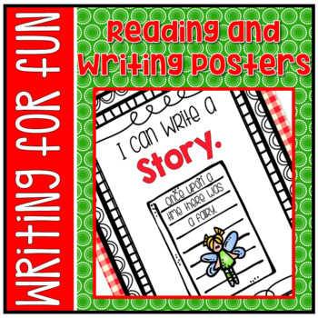 Preview of Reading and Writing Center Posters - FREEBIE!