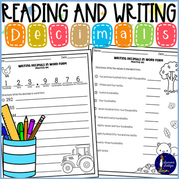 Preview of Reading and Writing Decimals