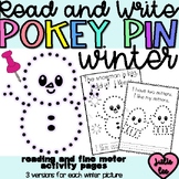 Reading and Writing Fine Motor Pokey Pin Activities and Wo