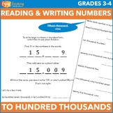 Reading & Writing Large Numbers in Words & Standard Form -
