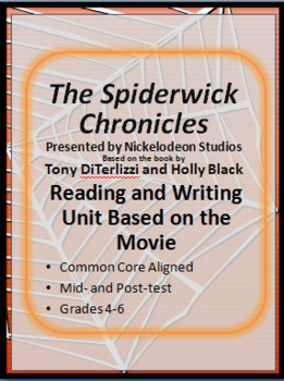 Preview of The Spiderwick Chronicles Reading and Writing Movie Guide