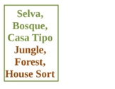 Bilingual Forest Unit Jungle, House, Forest Sorting Activi