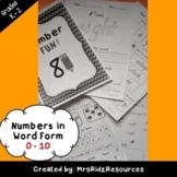 Reading and Writing Numbers in Word Form - Number Names fo