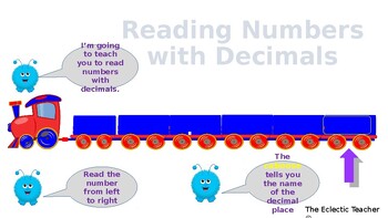 Preview of Reading and Writing Numbers with Decimals (cycle 2)