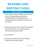 Reading and Writing Tasks for WONDERS Reading/Writing Work
