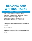 Reading and Writing Tasks for WONDERS Reading/Writing Work