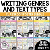 Reading and Writing Text Types - Classroom Poster Bundle