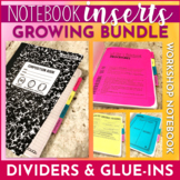 Reading and Writing Workshop: Printable Notebook Dividers 