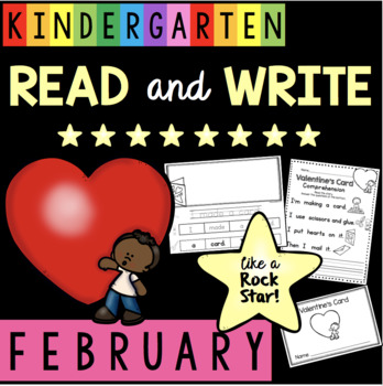 Preview of Reading and Writing in Kindergarten Valentine's Day - guided literacy groups