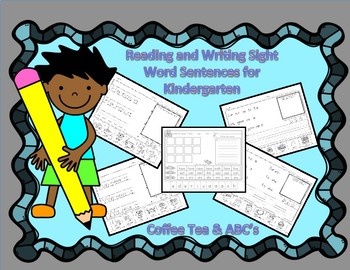 Preview of Reading and Writing the Sight Words for Benchmark Advance Kindergarten