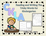 Tricky Words for CKLA Kindergarten