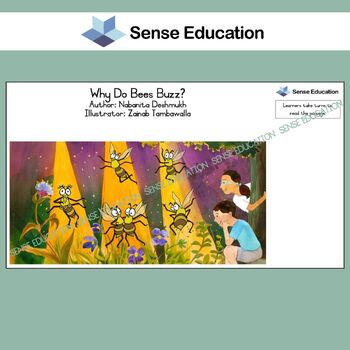 Preview of Reading and comprehension: Why do bees buzz?