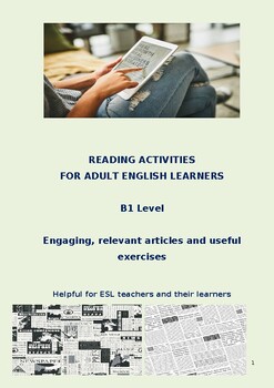 Preview of Reading articles for B1 English learners