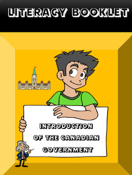 Preview of Literacy booklet: Introduction to the Canadian government, reading, (#1053)