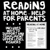 Reading at Home - Help of Parents