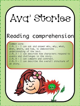 Preview of Reading comprehension "Ava's stories" by second Grade cc