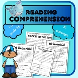 Reading comprehension for grade 5,6  short stories/ paragraph.