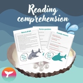 Reading comprehension for kids: Nova the shark.