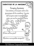 Reading comprehension in Spanish - Cuento corto en Español
