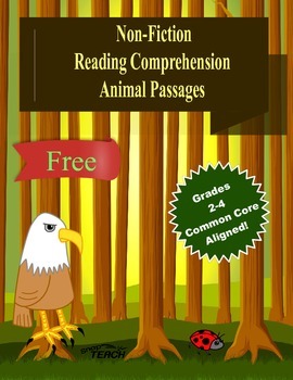Preview of Reading comprehension passages, Reading comprehension stories