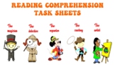 Reading comprehension task sheets - Reading heroes