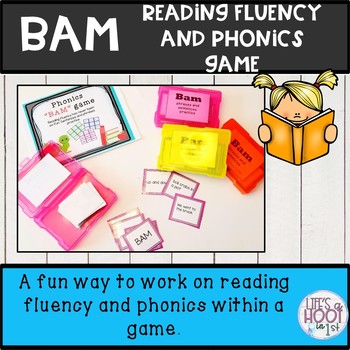 Preview of Reading fluency activities BAM game phonics CKLA compatible