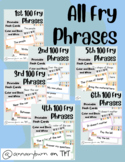 Reading fluency, Fry phrases all 100 first, second, third,