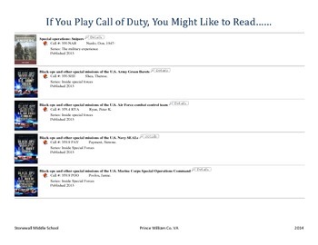 Preview of Reading for Call of Duty Players