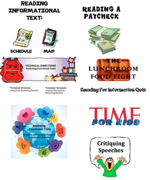 Preview of Nonfiction - Reading for Information - 8th Grade Bundle - Aligned w/ Common Core