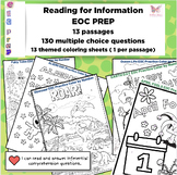 Reading for Information Color By Number Reading Comprehens