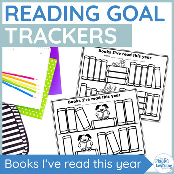Reading goal trackers - books I’ve read this year visual tracker and log