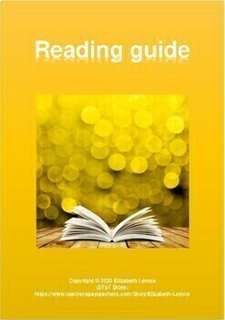 Preview of Reading guide for Short Stories or Books (fiction) ESL A2-B2  FREEBIE