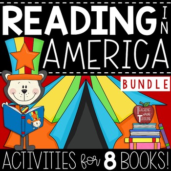 Preview of Reading in America Book Activities {BUNDLE}