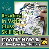 Reading in Math Skills Pack: Doodle Note & Practice Stations