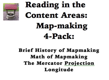 Preview of Reading in the Content Areas:  Mapmaking 4-Pack