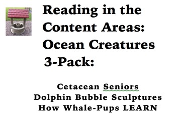 Preview of Reading in the Content Areas:  Ocean Creatures 3-pack