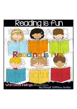 Preview of Reading is Fun Clipart Collection