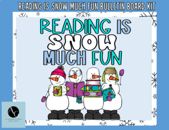 Preview of Reading is Snow Much Fun- Snowman Bulletin Board/ Door Kit