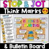 Emoji Reading is Thinking Stop and Jot Bookmarks Reading L