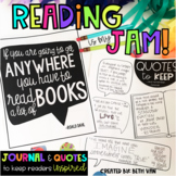 Reading is my Jam (Reading Journal and Reading Quotes)