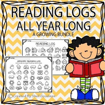 Reading logs throughout the year by CloudySkiesSunnyMoments Shuli Goodman