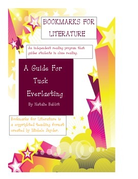 Preview of Reading system for Tuck Everlasting