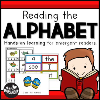 Preview of Reading the Alphabet: Learn to Read
