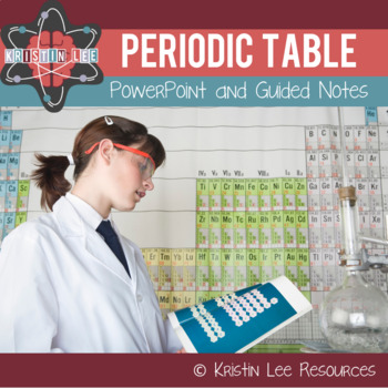 Preview of Periodic Table PowerPoint w/ Guided Notes