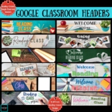 Reading Themed Google Classroom Headers