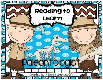 Preview of Reading to Learn- Paleontologist