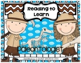 Reading to Learn- Paleontologist